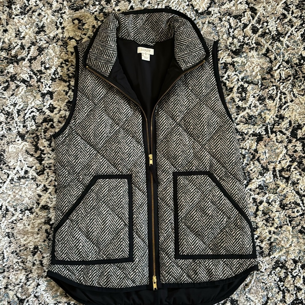 J Crew // Herringbone Vest
